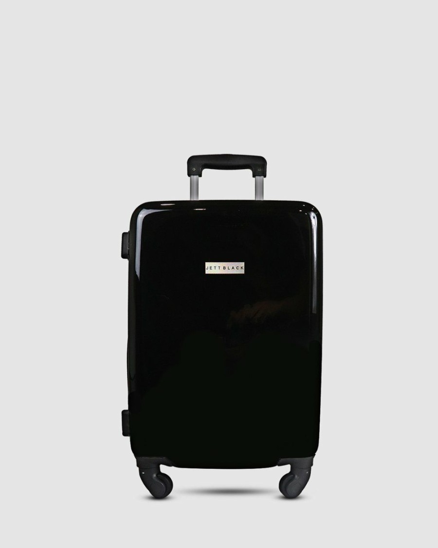 Travel And Luggage * | Jett Black My Jb Series Carry On Suitcase Black