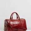 Bags * | Republic Of Florence Small Nardi Overnight Bag Red