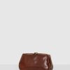 Bags * | Republic Of Florence The Otto Brown Leather Dopp Kit