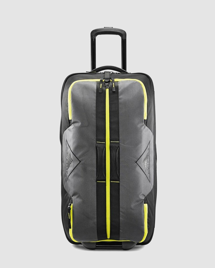 Bags * | High Sierra Dells Canyon 86Cm Wheeled Duffle Mercury & Yellow