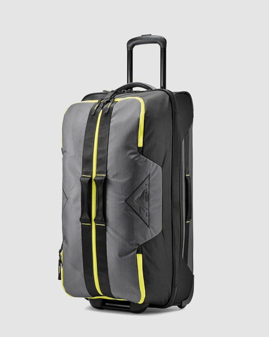 Bags * | High Sierra Dells Canyon 86Cm Wheeled Duffle Mercury & Yellow