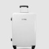 Travel And Luggage * | Jett Black Carbon White Series Medium Suitcase