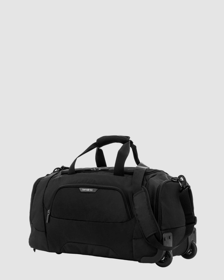 Bags * | Samsonite Business Albi 55Cm On-Wheel Duffle Bag Black & Grey