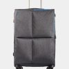 Travel And Luggage * | Echolac Japan Serpentine Echolac Medium Soft Side Case Grey Blue