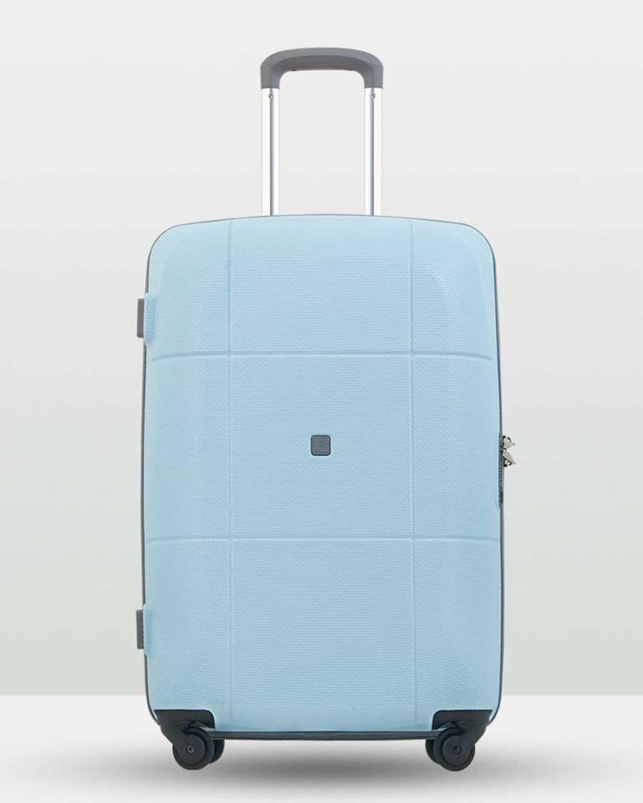 Travel And Luggage * | Echolac Japan Florence Hard Side 3 Piece Set Blue