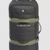 Travel And Luggage * | Quiksilver Reach 100 L Large Wheeled Suitcase Black/Thyme