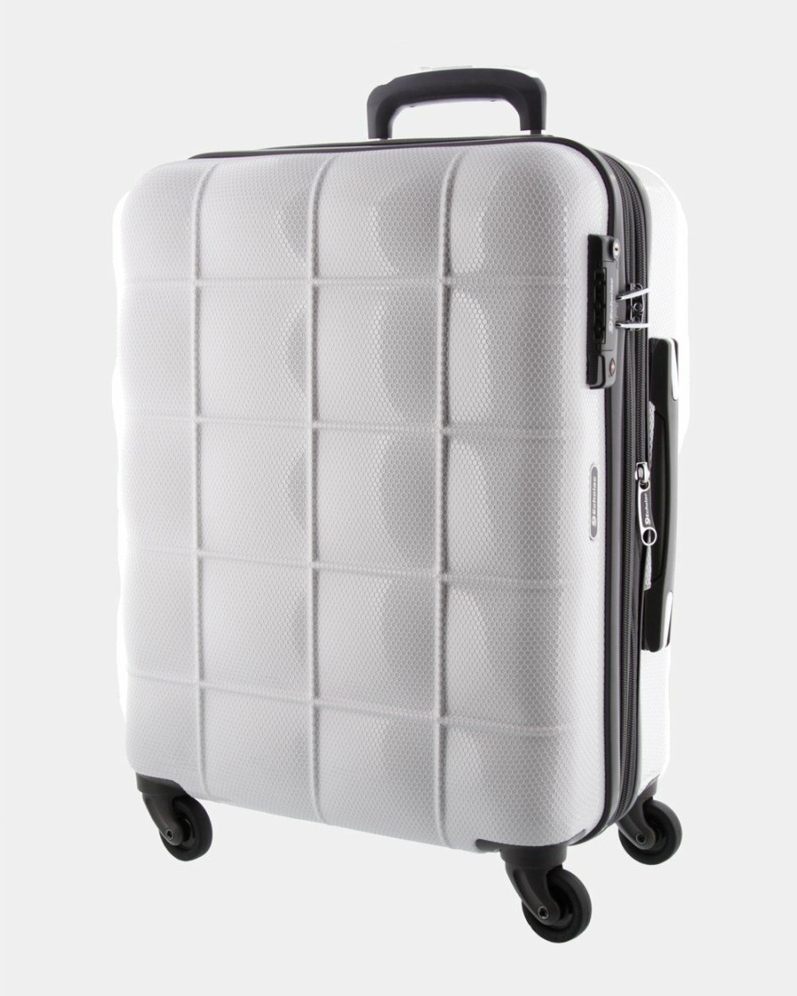 Travel Bags * | Echolac Japan Durban Echolac Medium Hard Side Case White