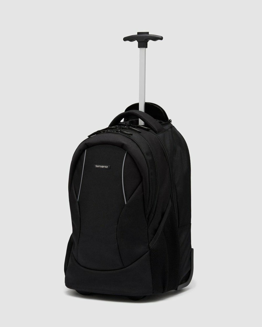 Bags * | Samsonite Business Casual Wheeled Laptop Backpack Black