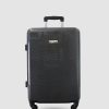 Travel And Luggage * | Jett Black Carbon Black Series Medium Suitcase Metallic Black