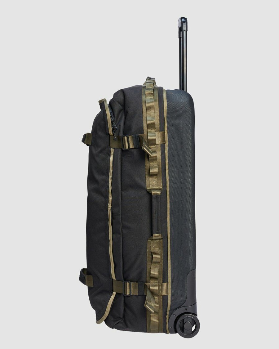 Travel And Luggage * | Billabong Adventure Division Surftrek Roller Travel Luggage Black