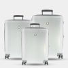 Travel Bags * | Echolac Japan Singapore Echolac 3 Piece Set White