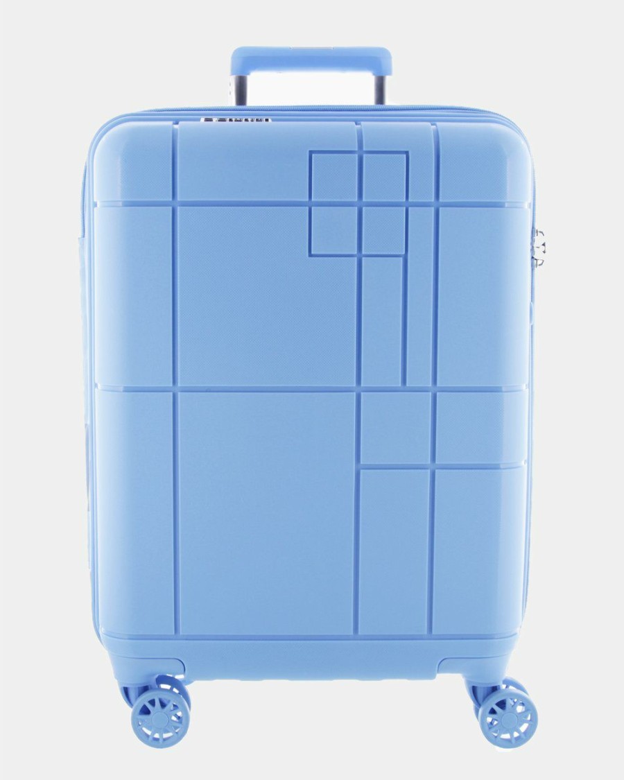 Travel Bags * | Echolac Japan Los Angeles Echolac Large Hard Side Case Blue