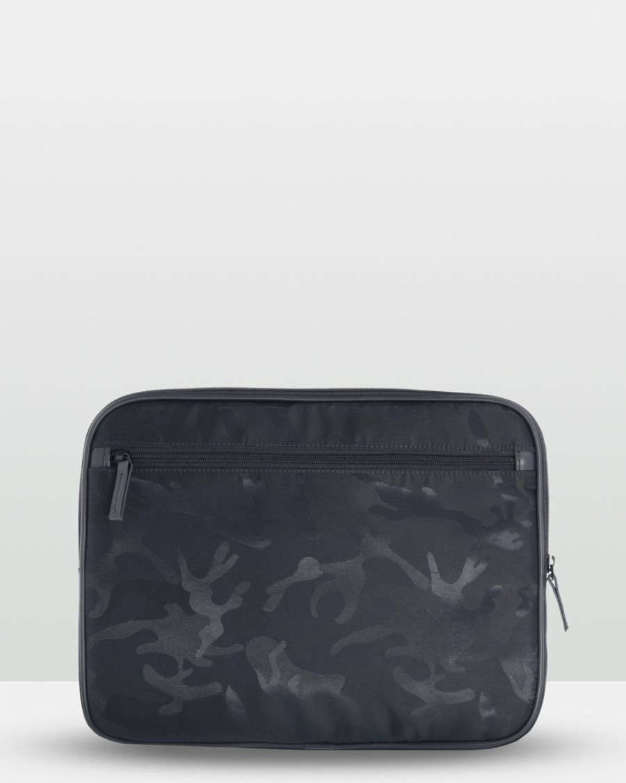 Bags * | Cobb & Co Lance Laptop Sleeve Navy