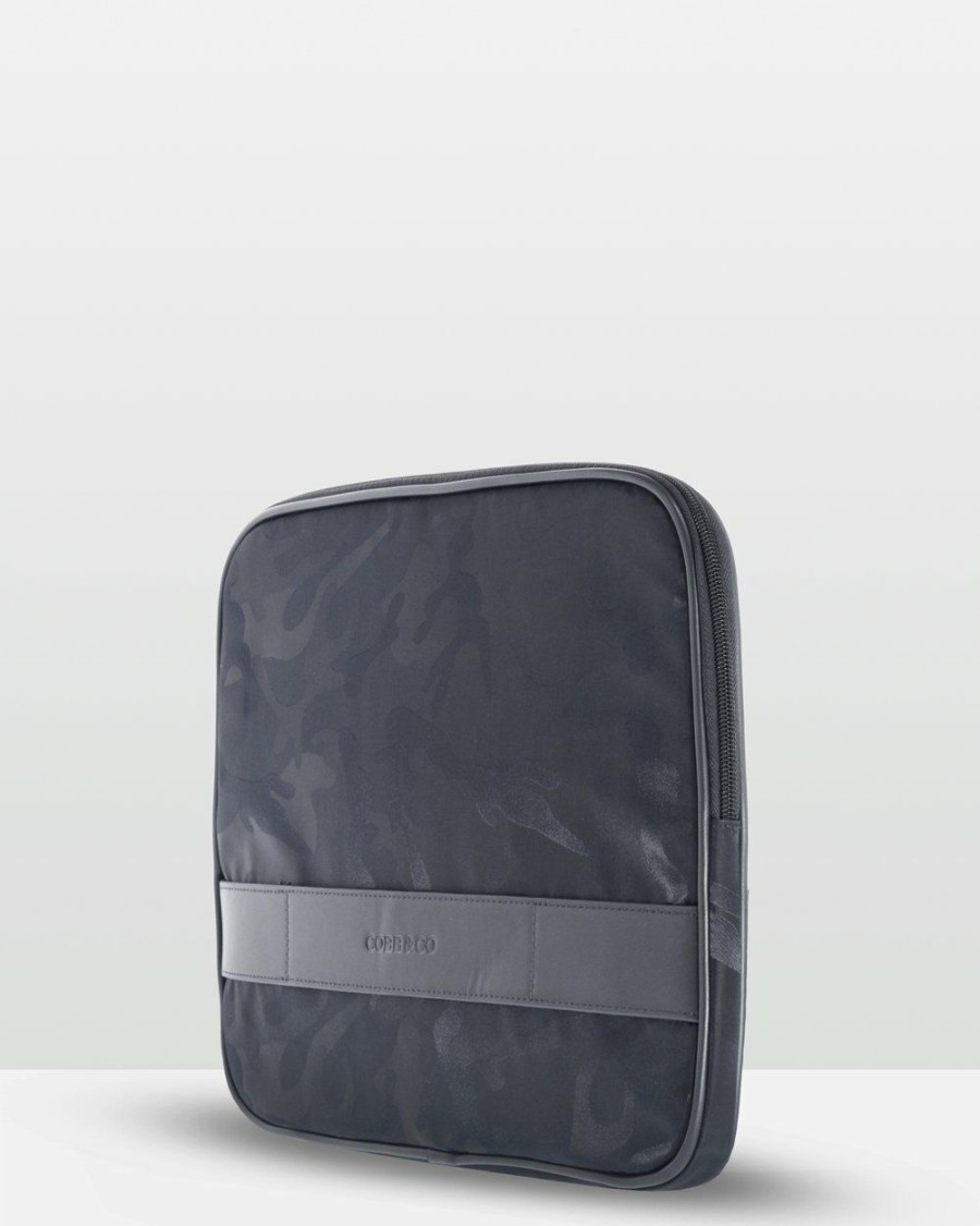 Bags * | Cobb & Co Lance Laptop Sleeve Navy