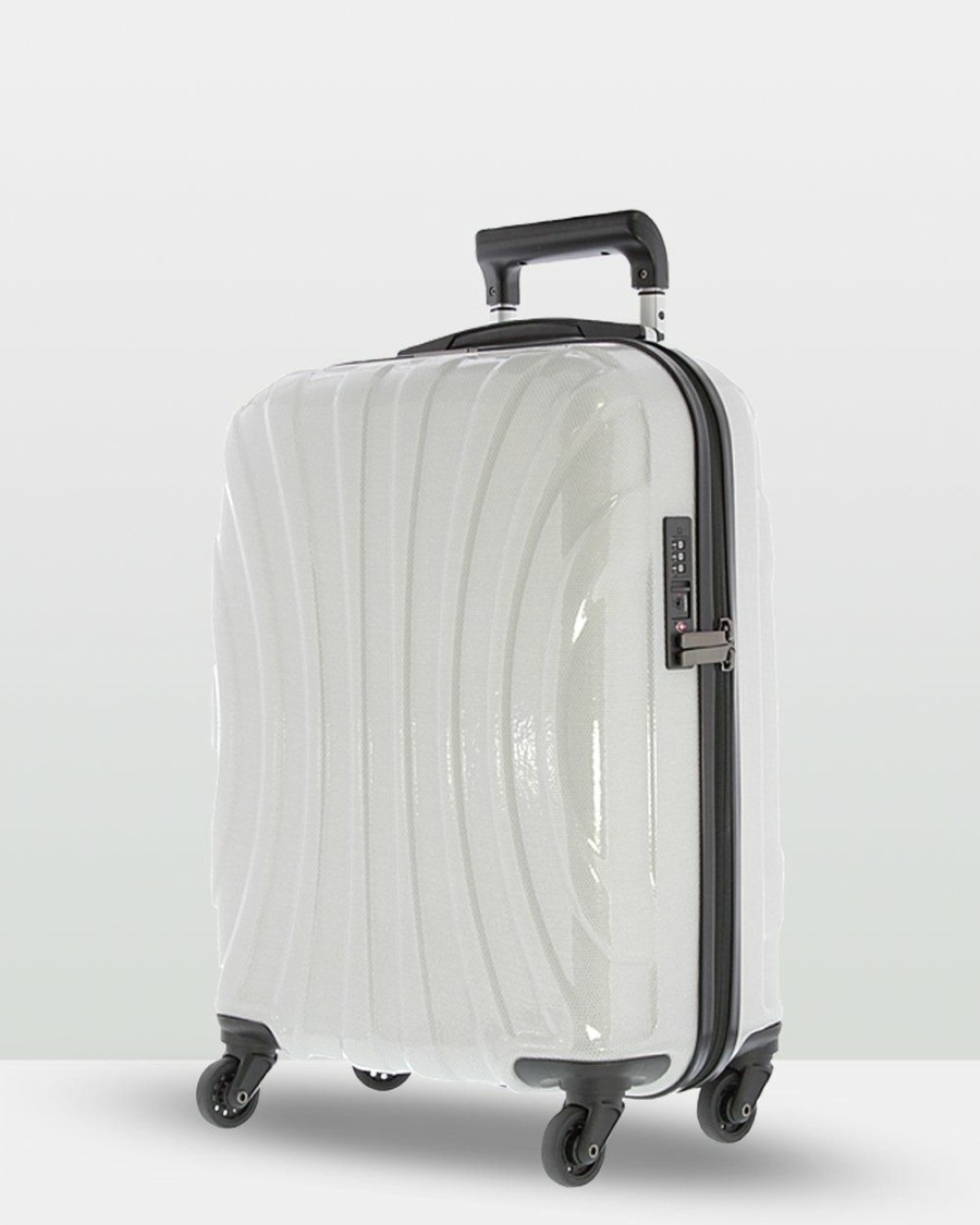 Travel And Luggage * | Cobb & Co Adelaide Luggage Large Hardside Spinner White