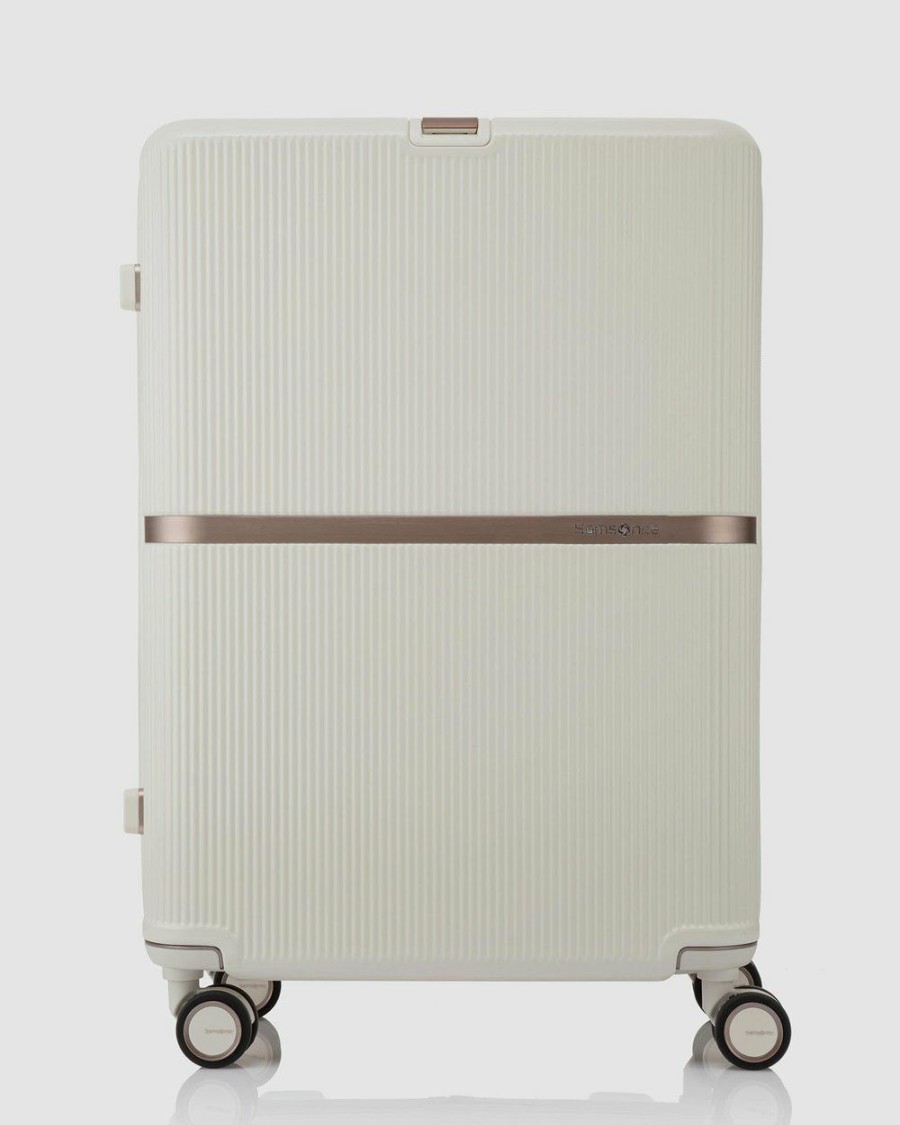 Travel And Luggage * | Samsonite Minter Spinner 69 Exp Ivory