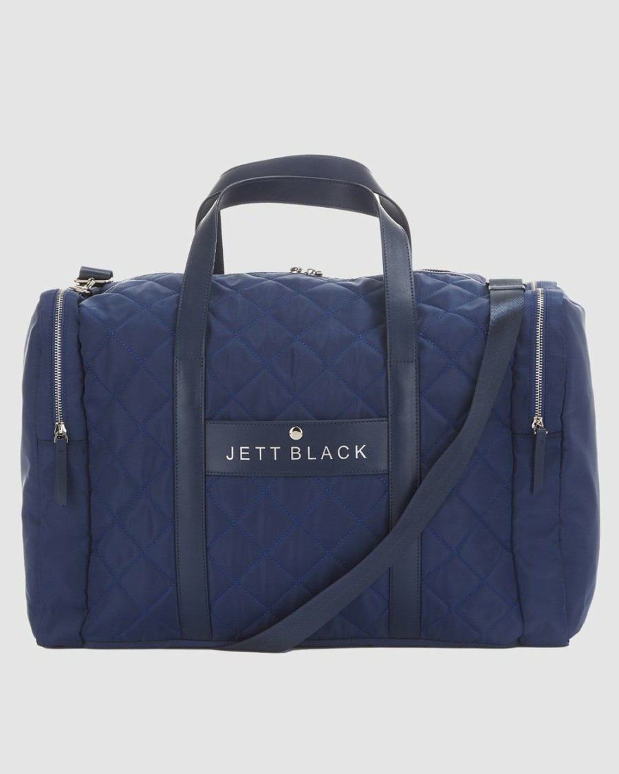 Bags * | Jett Black The London Blue Duffle Bag Deep Blue