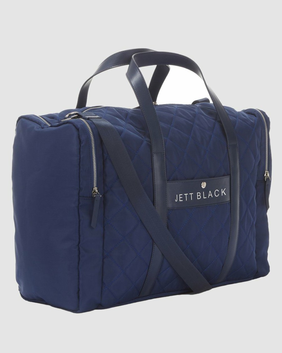 Bags * | Jett Black The London Blue Duffle Bag Deep Blue