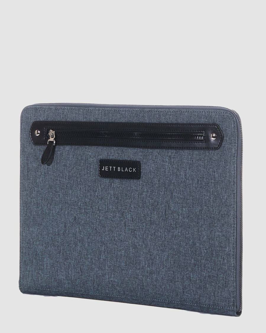 Tech Accessories * | Jett Black The Osaka 15 Laptop Zip Sleeve Black