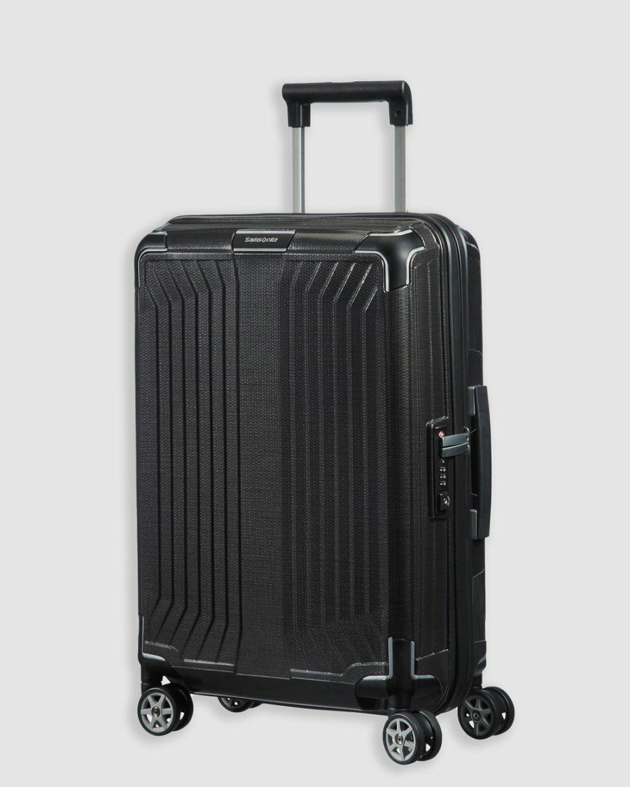 Travel Bags * | Samsonite Lite-Box Spinner 55/20 Black