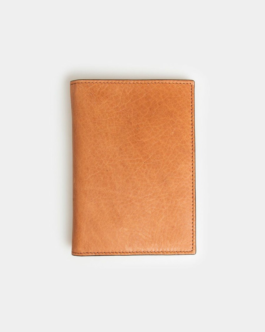 Travel And Luggage * | Globite Leather Passport Cover With Rfid Flinders Tan