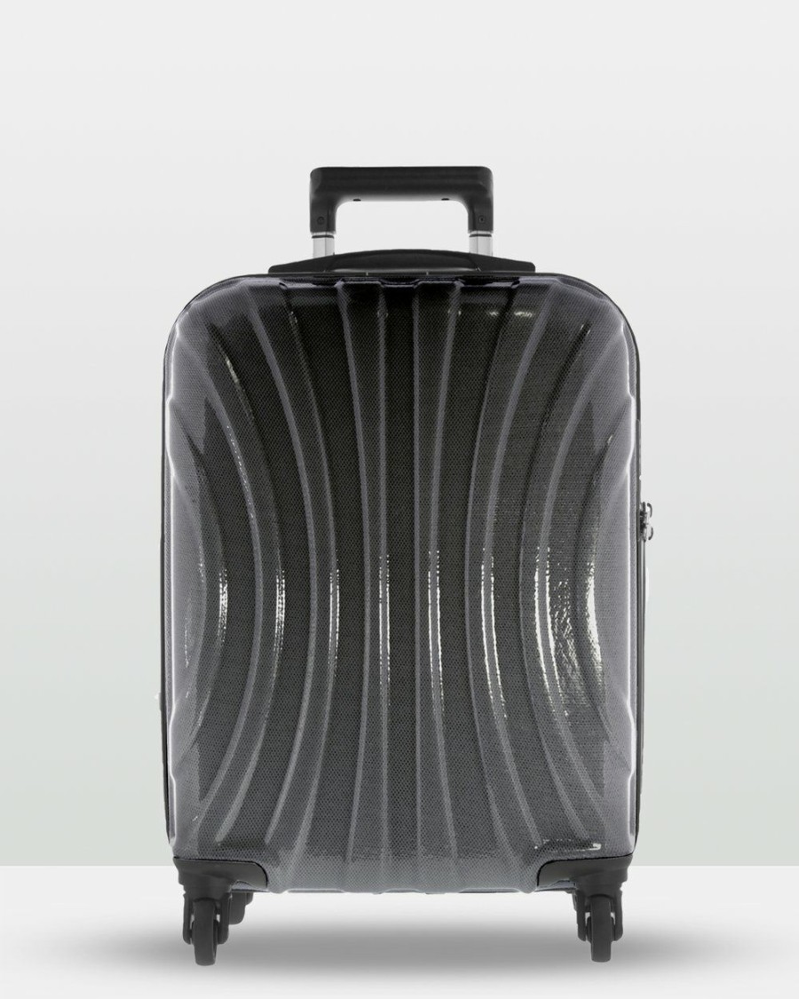 Travel And Luggage * | Cobb & Co Adelaide Luggage Medium Hardside Spinner Black