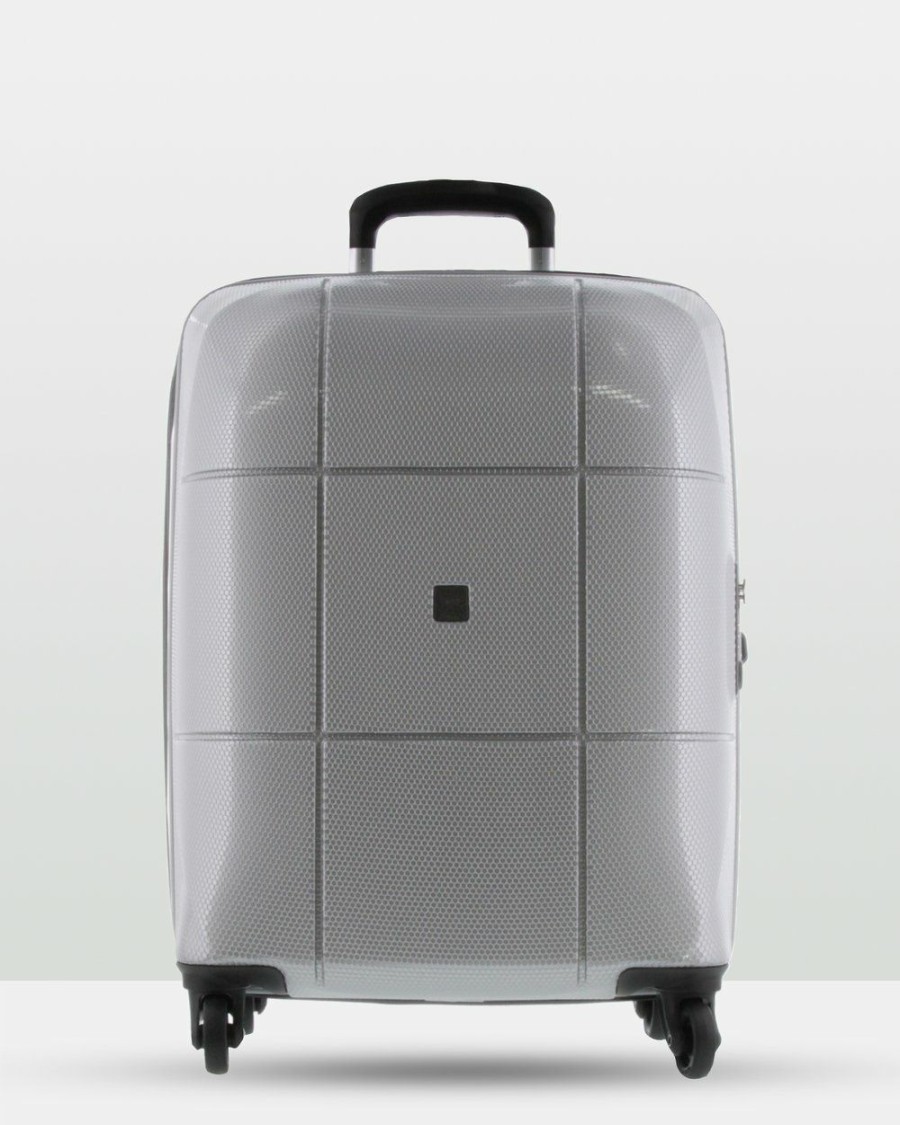 Travel And Luggage * | Echolac Japan Florence Hard Side 3 Piece Set Silver