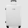 Travel And Luggage * | Jett Black Carbon White Series Large Suitcase Pure White