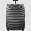 Travel And Luggage * | Samsonite Lite-Shock Sport 81Cm Spinner Case Eclipse Grey & Red