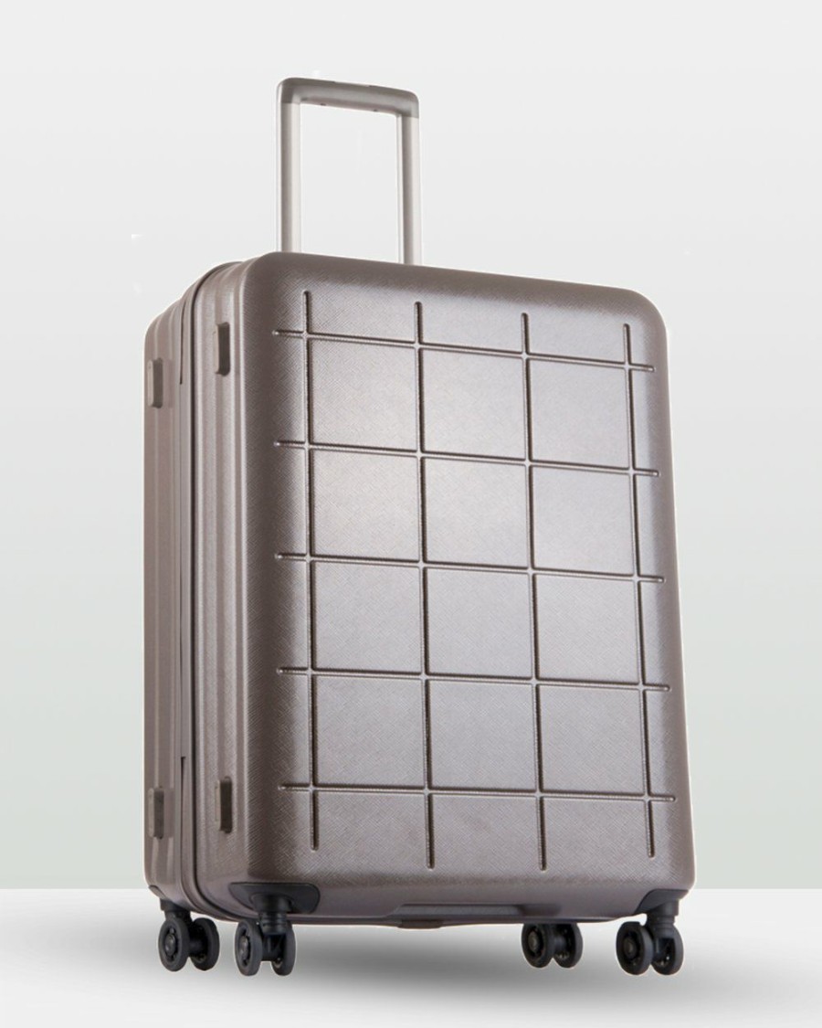 Travel Bags * | Echolac Japan Auckland Echolac Large Case Grey