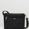 Bags * | Travelon Classic E/W Shoulder Bag Black