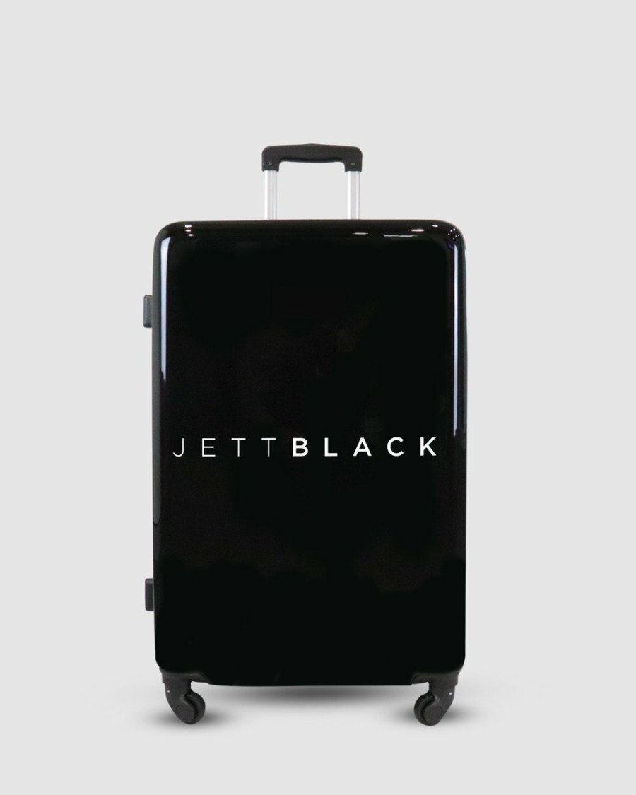 Bags * | Jett Black Signature Medium Suitcase Gloss Black