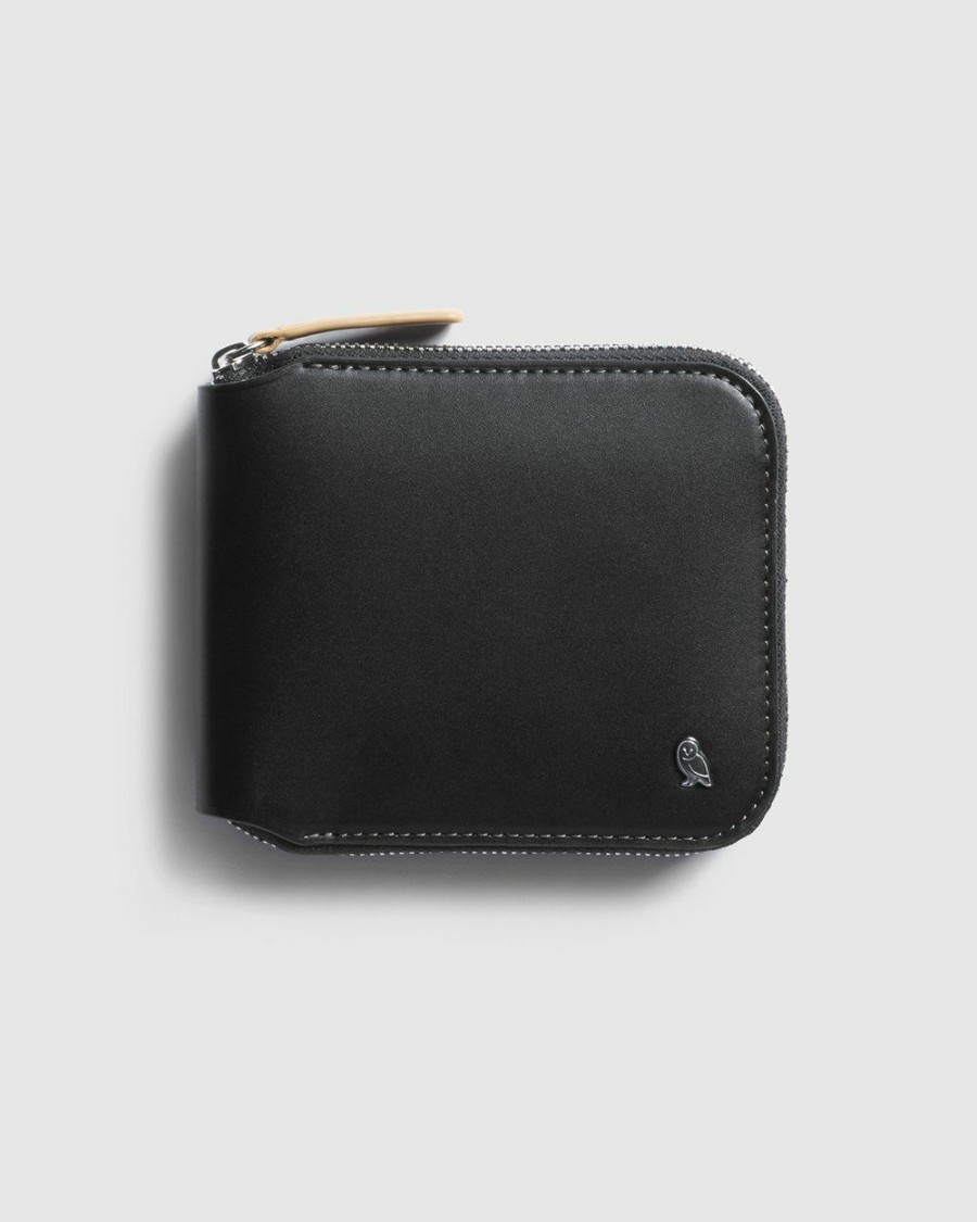 Wallets * | Bellroy Zip Wallet Black