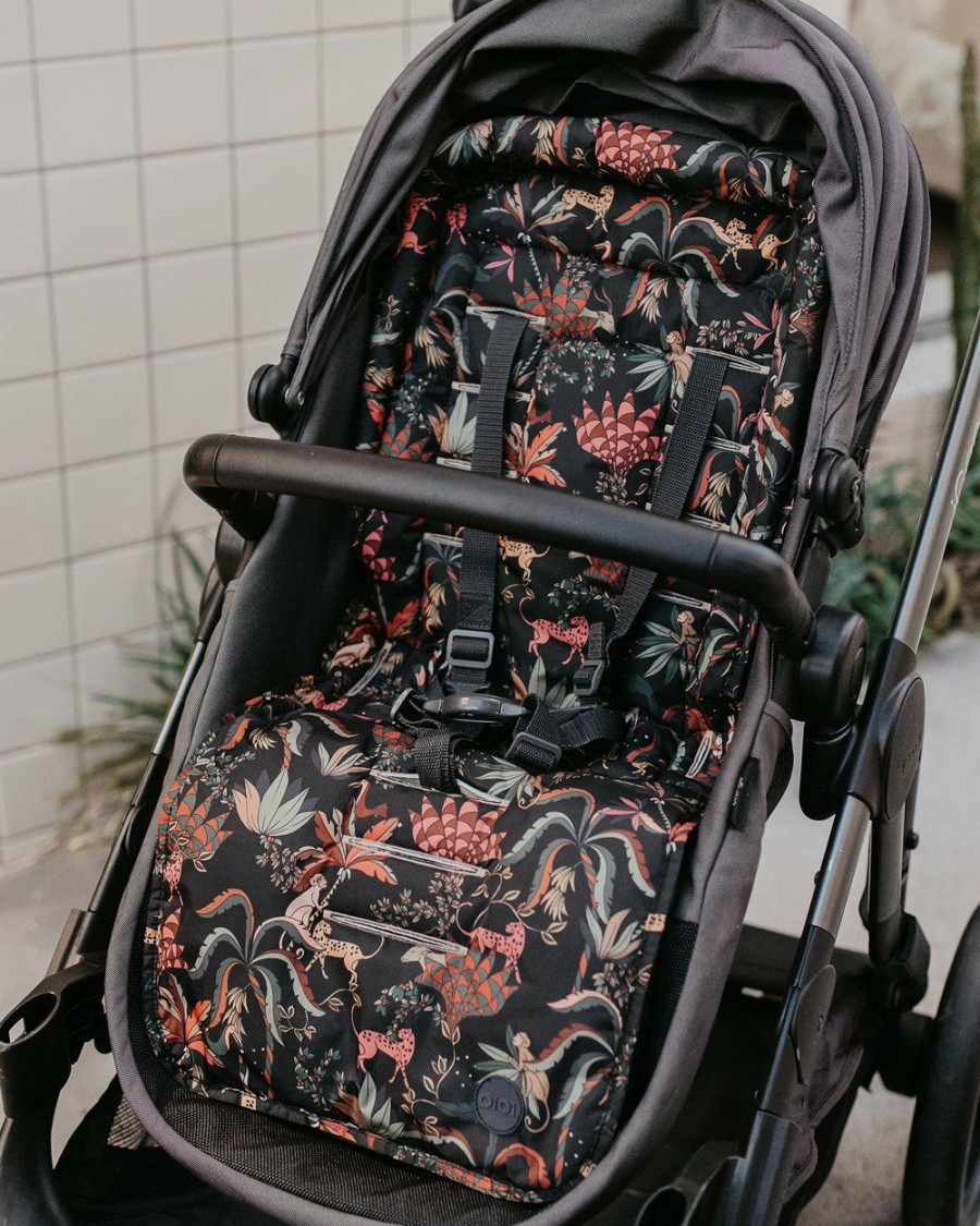 Travel And Luggage * | Oioi Reversible Pram Liner Jungle