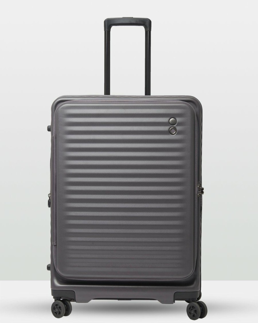 Travel Bags * | Echolac Japan Birmingham Echolac Medium Case Grey