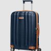 Travel And Luggage * | Samsonite Lite-Cube Dlx 55Cm Spinner Midnight Blue