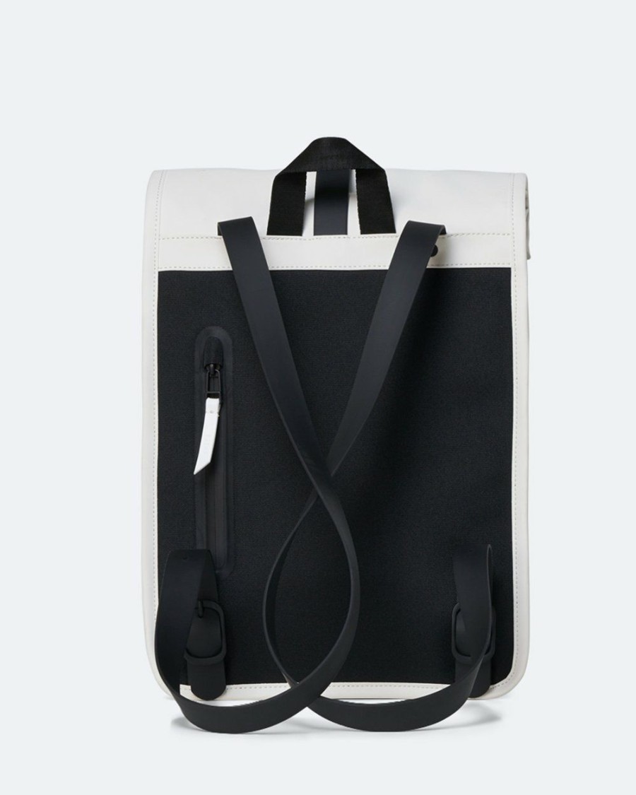 Bags * | Rains Rolltop Mini Off White