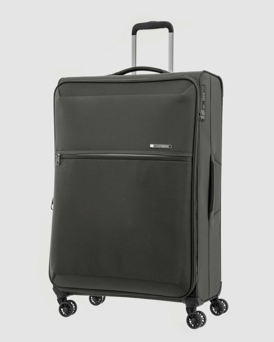 Travel And Luggage * | Samsonite 72 Hours Dlx 78Cm Spinner Expandable Case Platinum Grey