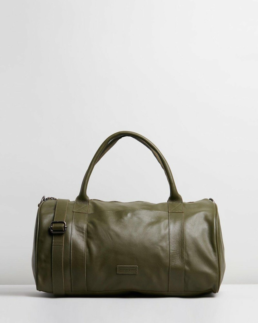 Travel And Luggage * | Stitch & Hide Globe Weekender Olive