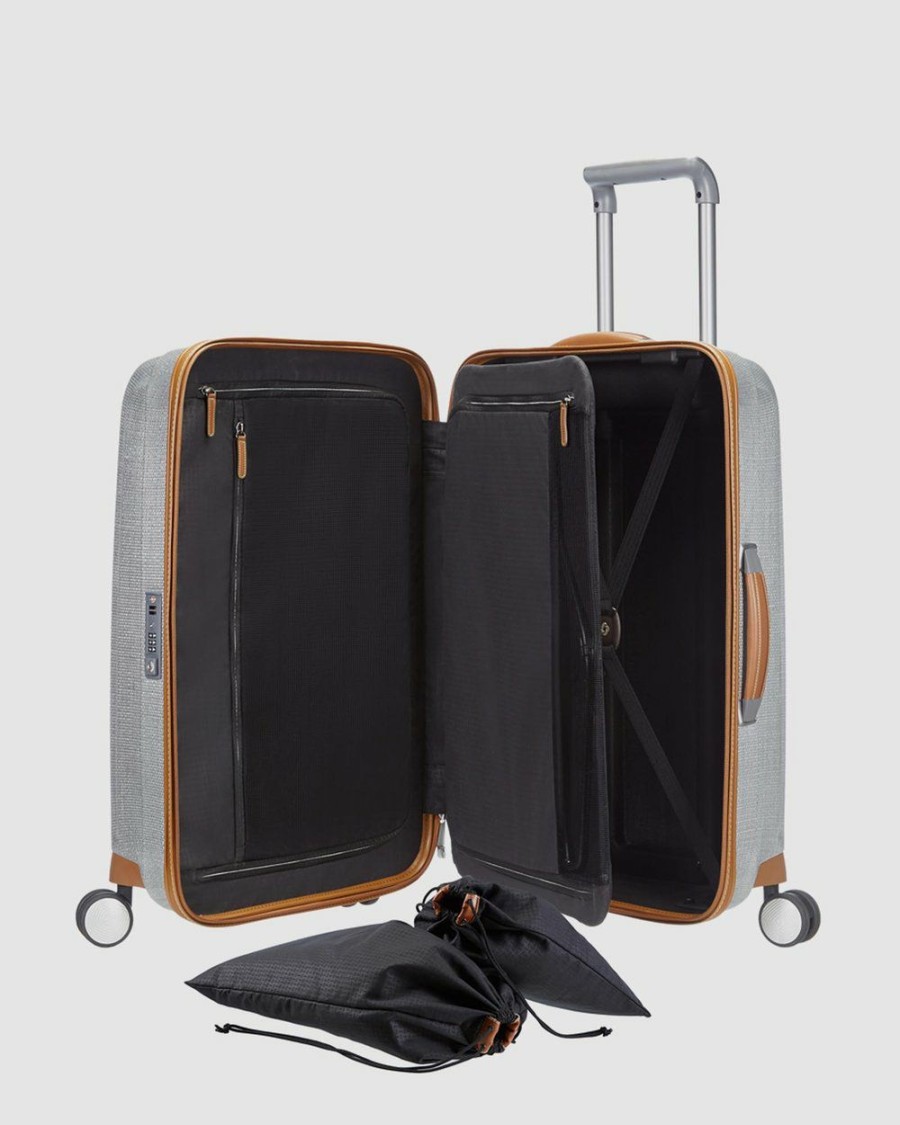 Travel And Luggage * | Samsonite Lite-Cube Dlx 76Cm Spinner Aluminium