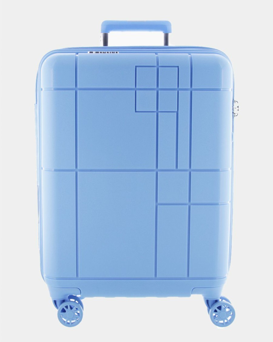 Travel Bags * | Echolac Japan Los Angeles Echolac On-Board Hard Side Case Blue