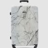 Bags * | Jett Black White Marble Series Luggage Set White Grey Marble