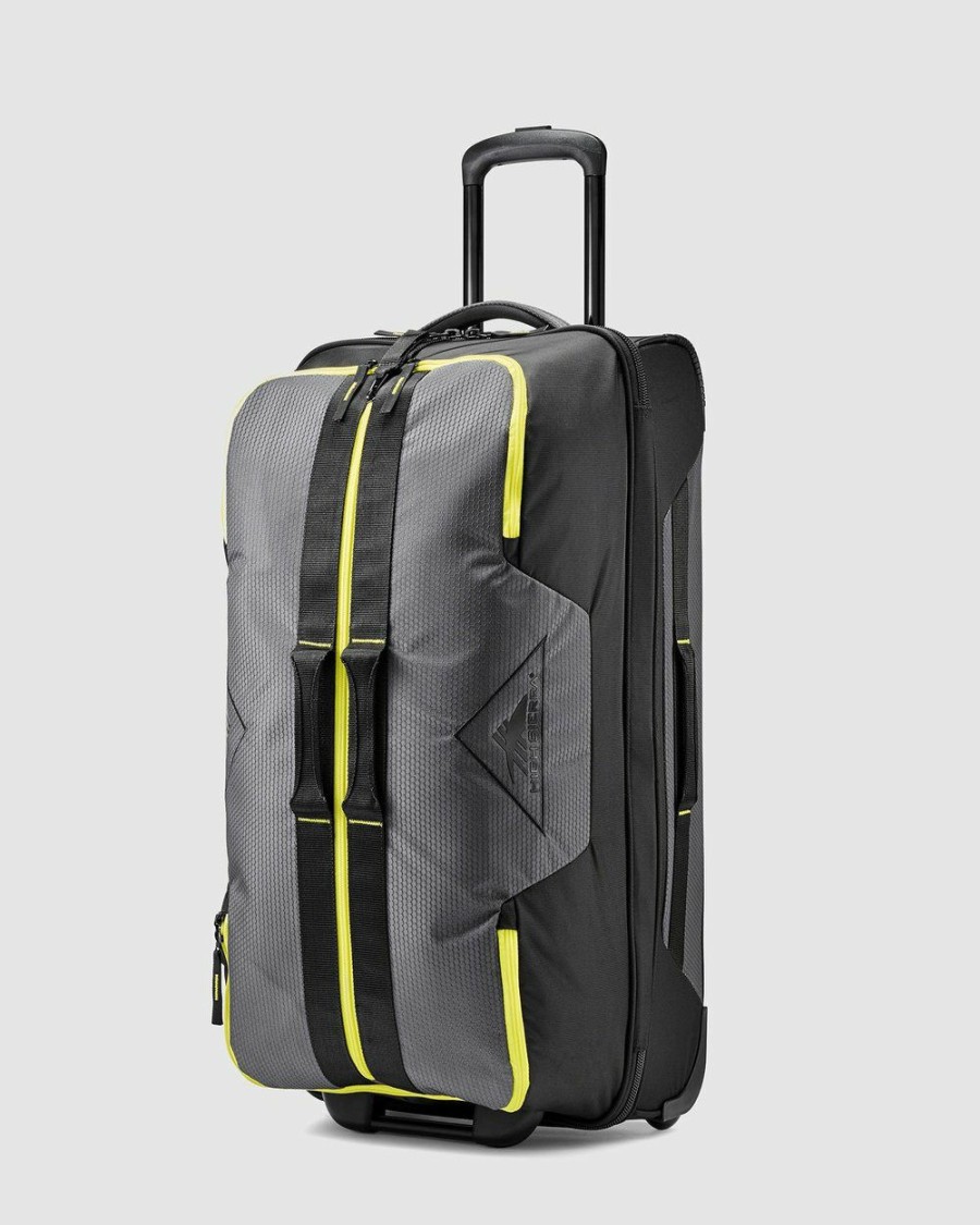 Bags * | High Sierra Dells Canyon 71Cm Wheeled Duffle Mercury & Yellow