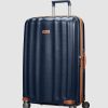 Travel And Luggage * | Samsonite Lite-Cube Dlx 82Cm Spinner Midnight Blue