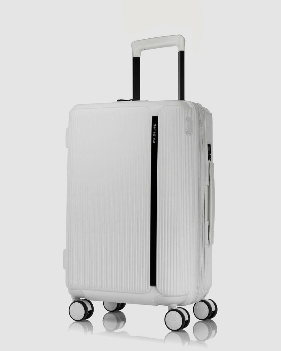 Travel And Luggage * | Samsonite Myton Spinner 55 Exp Scale Matte White