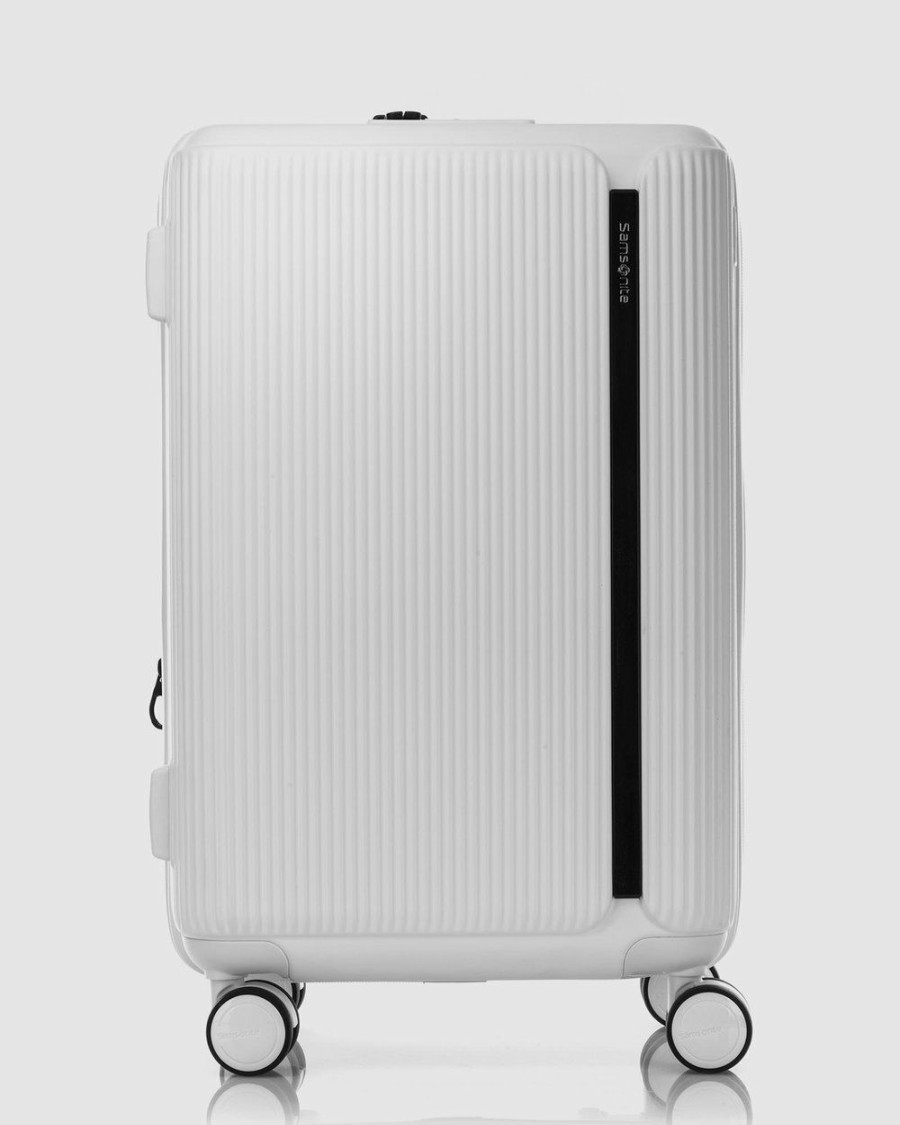 Travel And Luggage * | Samsonite Myton Spinner 55 Exp Scale Matte White