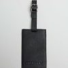 Travel Bags * | Stitch & Hide Miles Luggage Tag Black