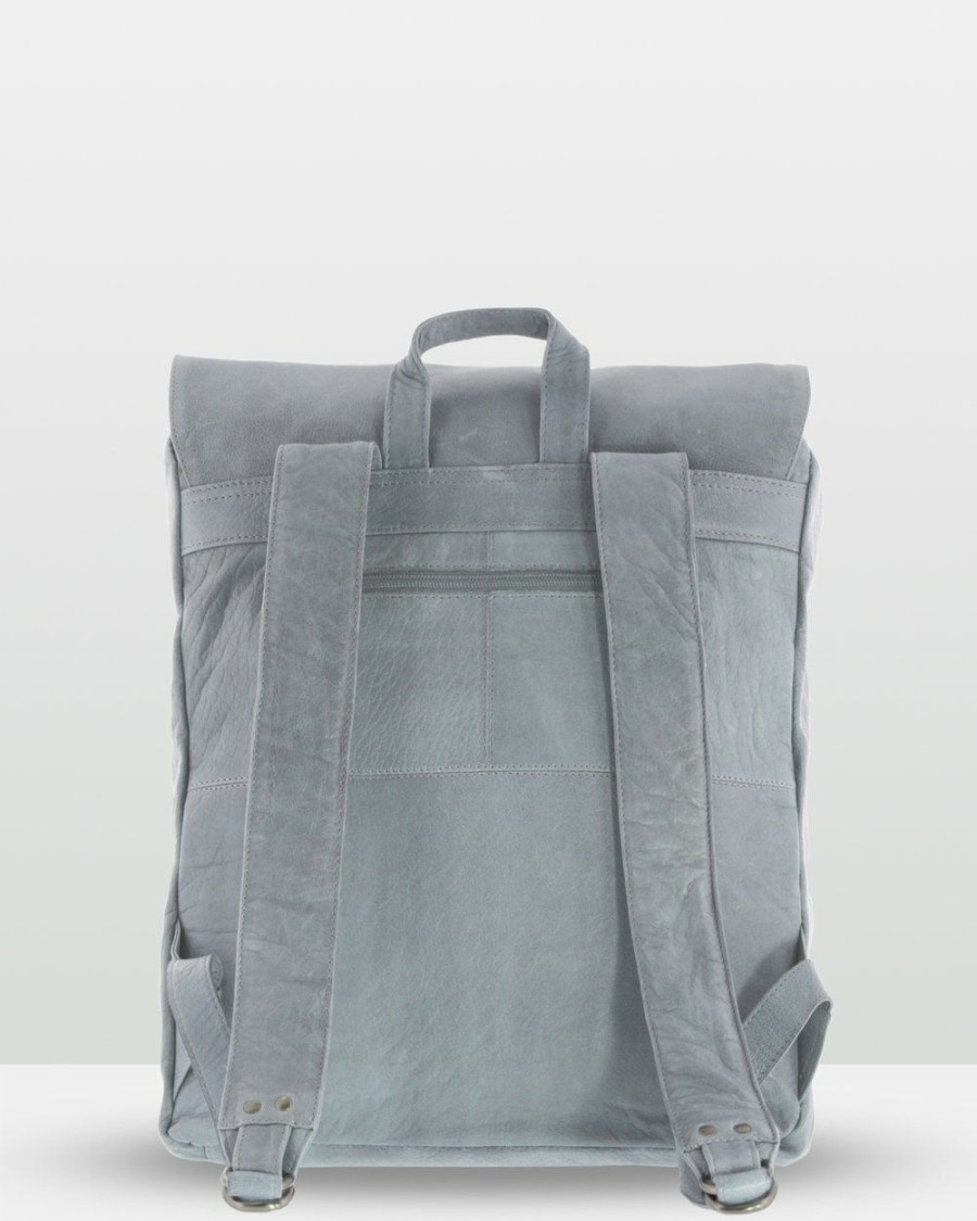 Bags * | Cobb & Co Wentworth Soft Leather Backpack Mist