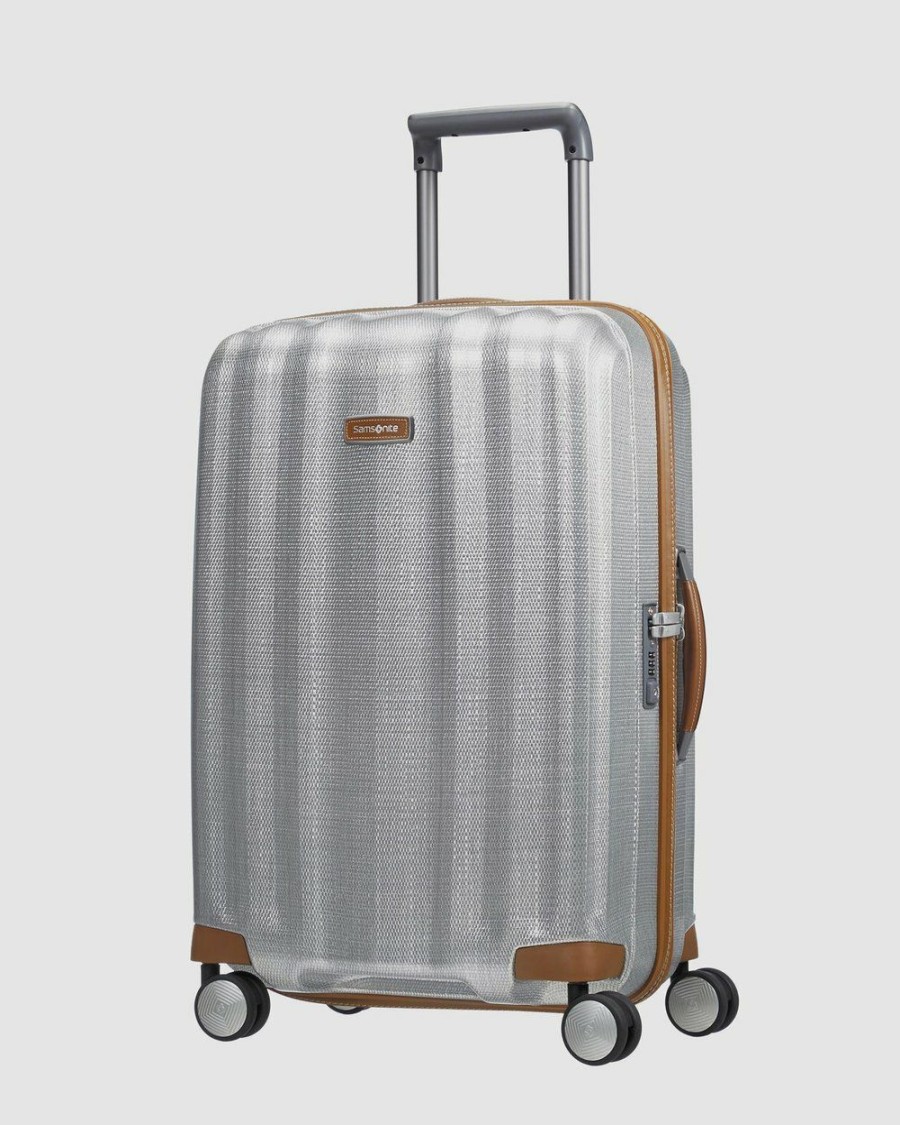 Travel And Luggage * | Samsonite Lite-Cube Dlx 68Cm Spinner Aluminium