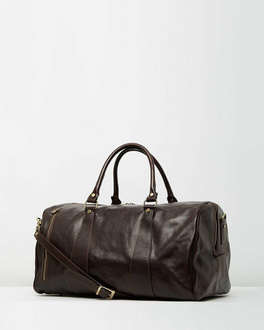 Bags * | Republic Of Florence The Nardi Weekender Chocolate